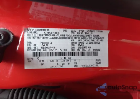 2017 Ford Focus Sel from USA, damaged, VIN 1FADP3H27HL253370